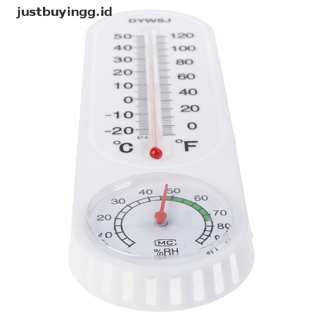 (Justbuyingg.Id) Termometer / Higrometer Analog Tempel Dinding Untuk Rumah