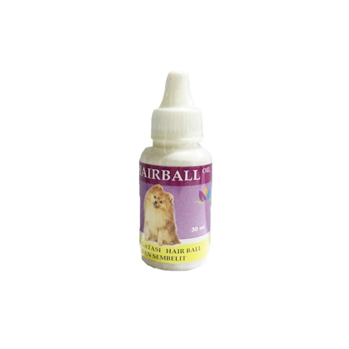 hairball oil 30ml mengatasi hairball &amp; sembelit kucing &amp; anjing