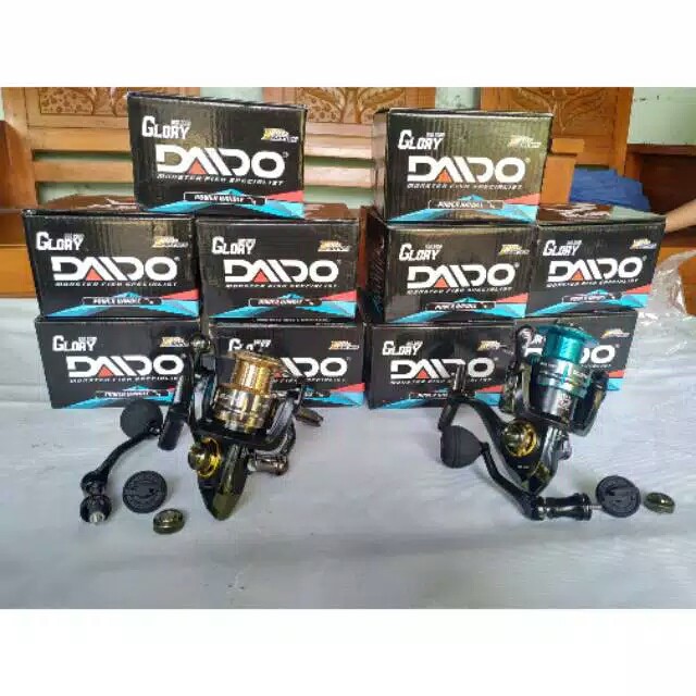 Reel DAIDO GLORY SPIN Power Handle 13bb 2000 3000 4000 6000 katrol pancing