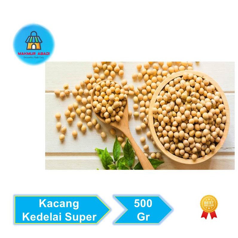 

Kacang Kedelai Super 500 Gr || Makmur Abadi Official Store