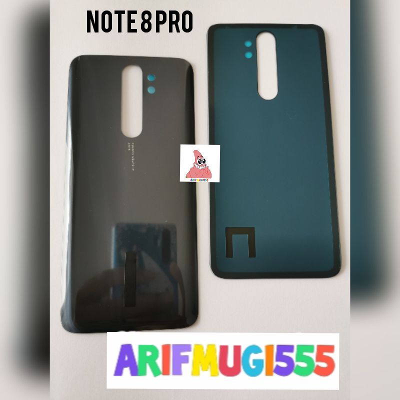 BACKDOOR BACKCOVER CASING TUTUP BELAKANG XIAOMI REDMI NOTE 8 PRO ORIGINAL