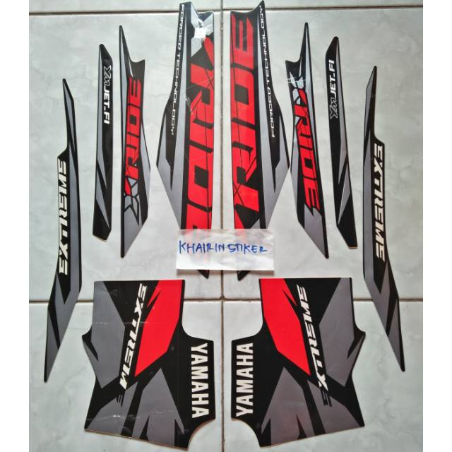 Striping x ride 2015 hitam