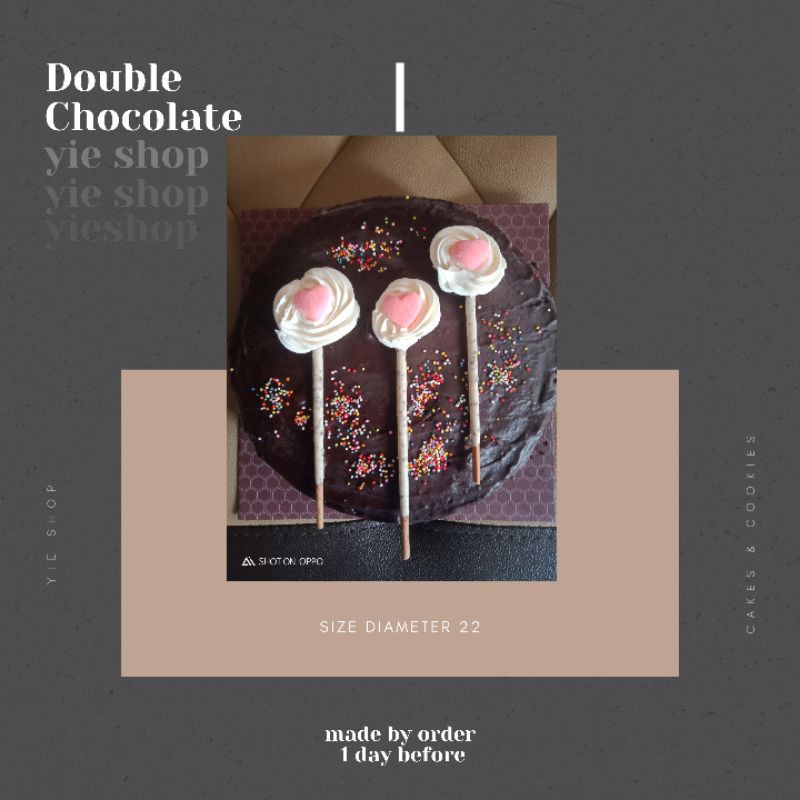 

Double Chocolate Cake/YieShop/Cakes& Cookies