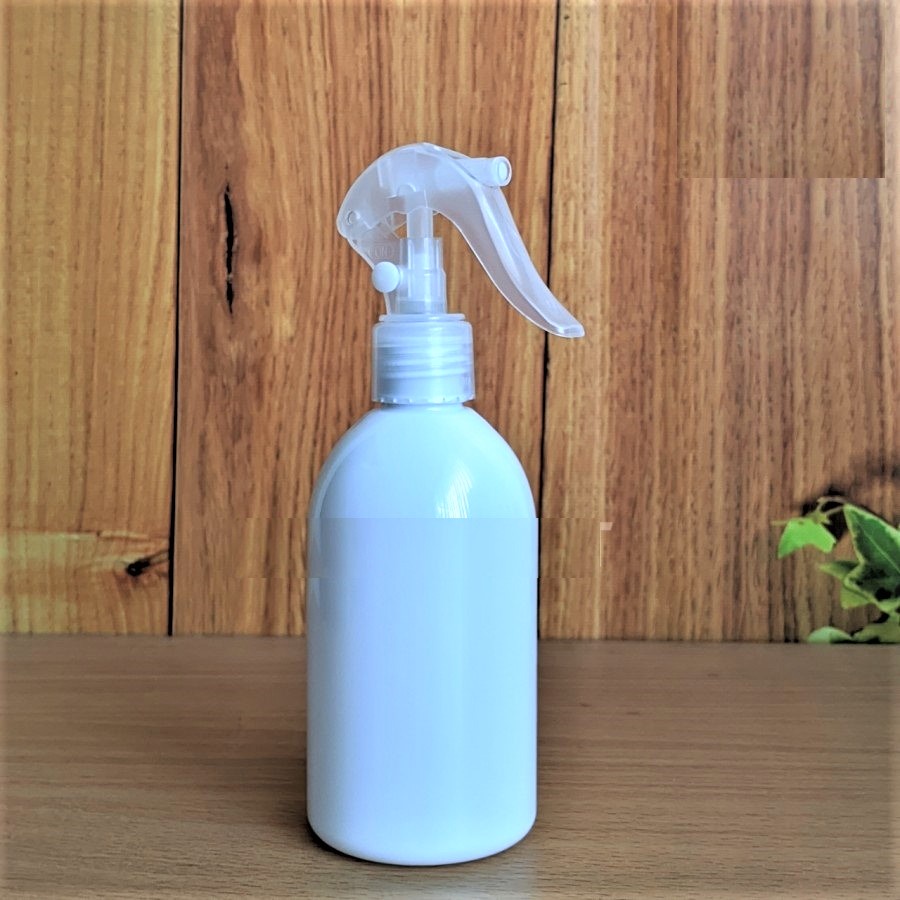 BOTOL 250ML OVAL WHITE TRIGGER BEBEK N24 BOTOL SEMPROT / BOTOL OVAL PUTIH 250ML SPRAY TRIGGER BEBEK