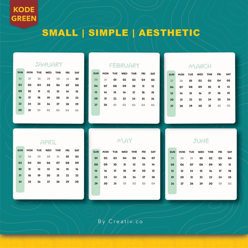 

Sticker Aesthetic Calendar 2024 [JOURNAL KIT] [STICKER MURAH]
