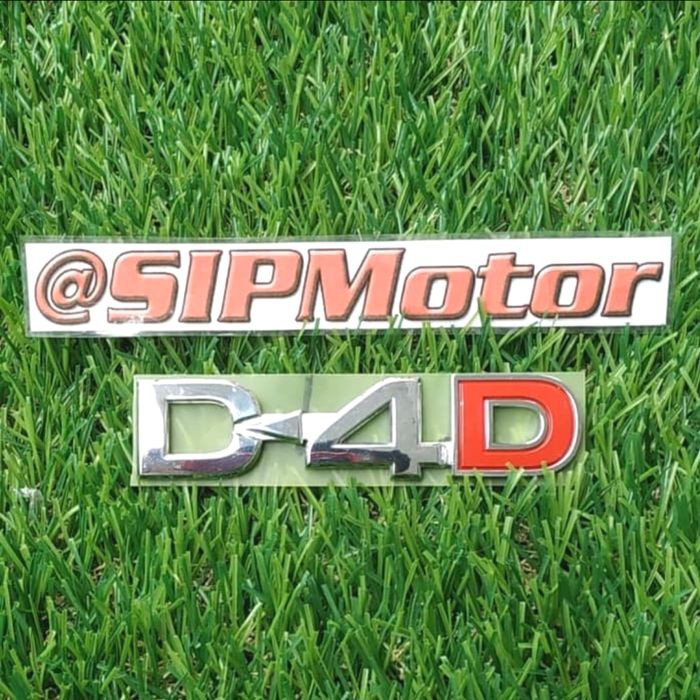 Emblem Logo D4D Toyota Fortuner Innova Hilux Promo Termurah