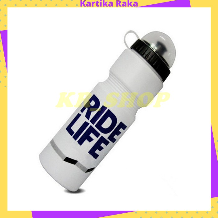 KR Botol Minum Olahraga Sepeda Ride Life Logo 750ml