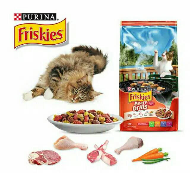 Makanan Kucing PURINA Friskies Meaty Girlls