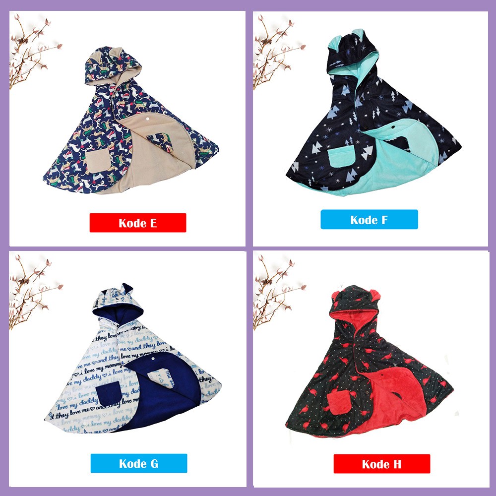 BABY CAPE Selimut Bayi Newborn-3thn Jaket Anak Bayi Murah-2
