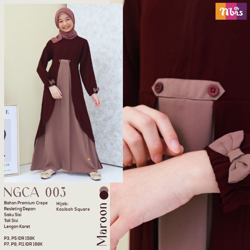 Gamis Anak Nibras NGCA 003