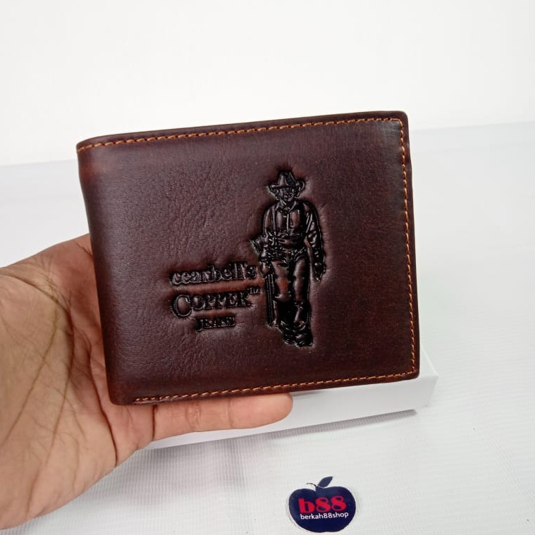 Dompet Kulit Pria Logo Koboi Kulit Asli Fashion Pria