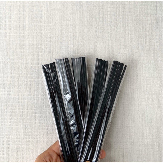 Stick reed diffuser Rotan Rattan Stik Model Lurus - Hitam