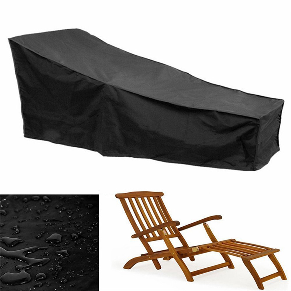 Cw Waterproof Dustproof Patio Outdoor Garden Furniture Lounge Chair Cover Protector Shopee Indonesia