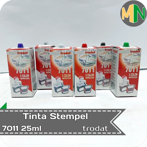 

Tinta Stempel Warna Stamp Ink Color 25ml Trodat 7011