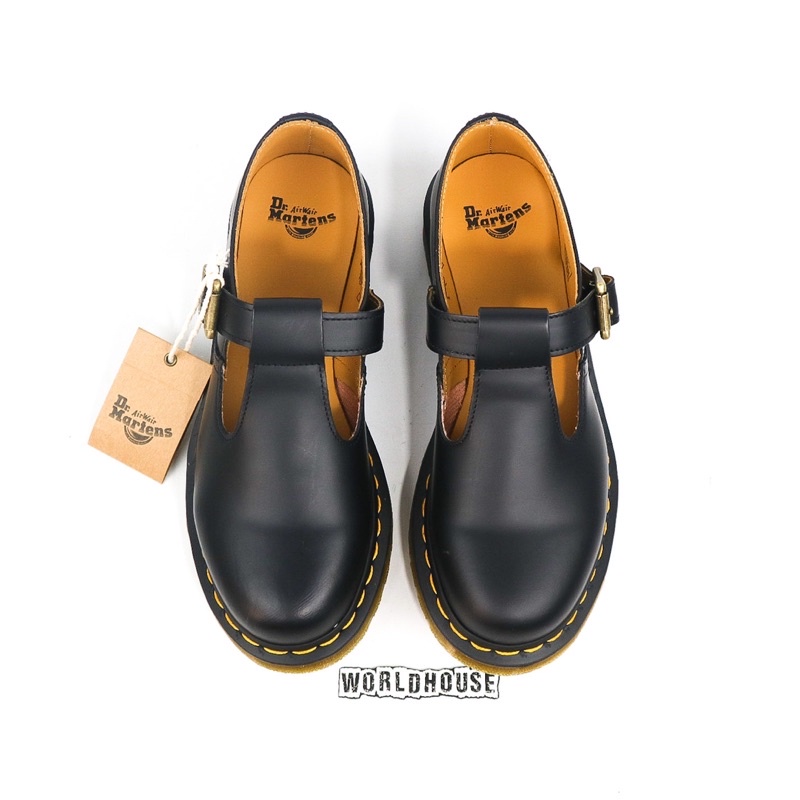 dr martens polley black smooth original