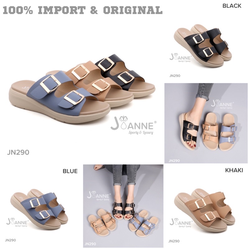 SALE! [ORIGINAL] JOANNE Sandals Shoes Sepatu Wanita #JN290