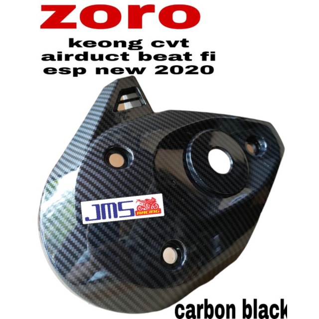 tutup cover carbon cvt filter hawa cvt keong kipas dan cover knalpot beat deluxe 2020 beat street new 2020 Scoopy 2020 genio zoro
