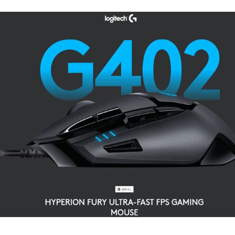 Mouse Gaming Logitech G402 Hyperion Fury / Logitech Gaming Mouse G 402 - Black