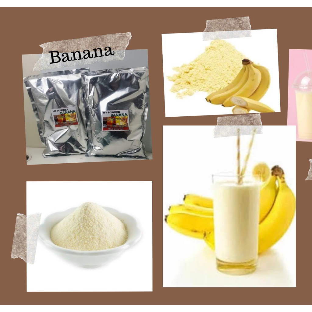 

Powder Banana Regular-Bubble Drink Banana 1 kg