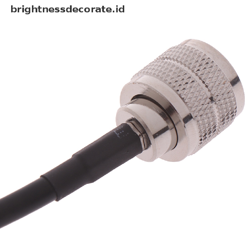 Kabel Coax Pigtail Rg58 Uhf Pl259 Male Ke Male Panjang 50cm