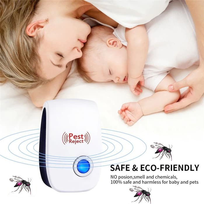 PEST Reject Ultrasonic  ALAT PENGUSIR Serangga Tikus  Nyamuk LALAT original
