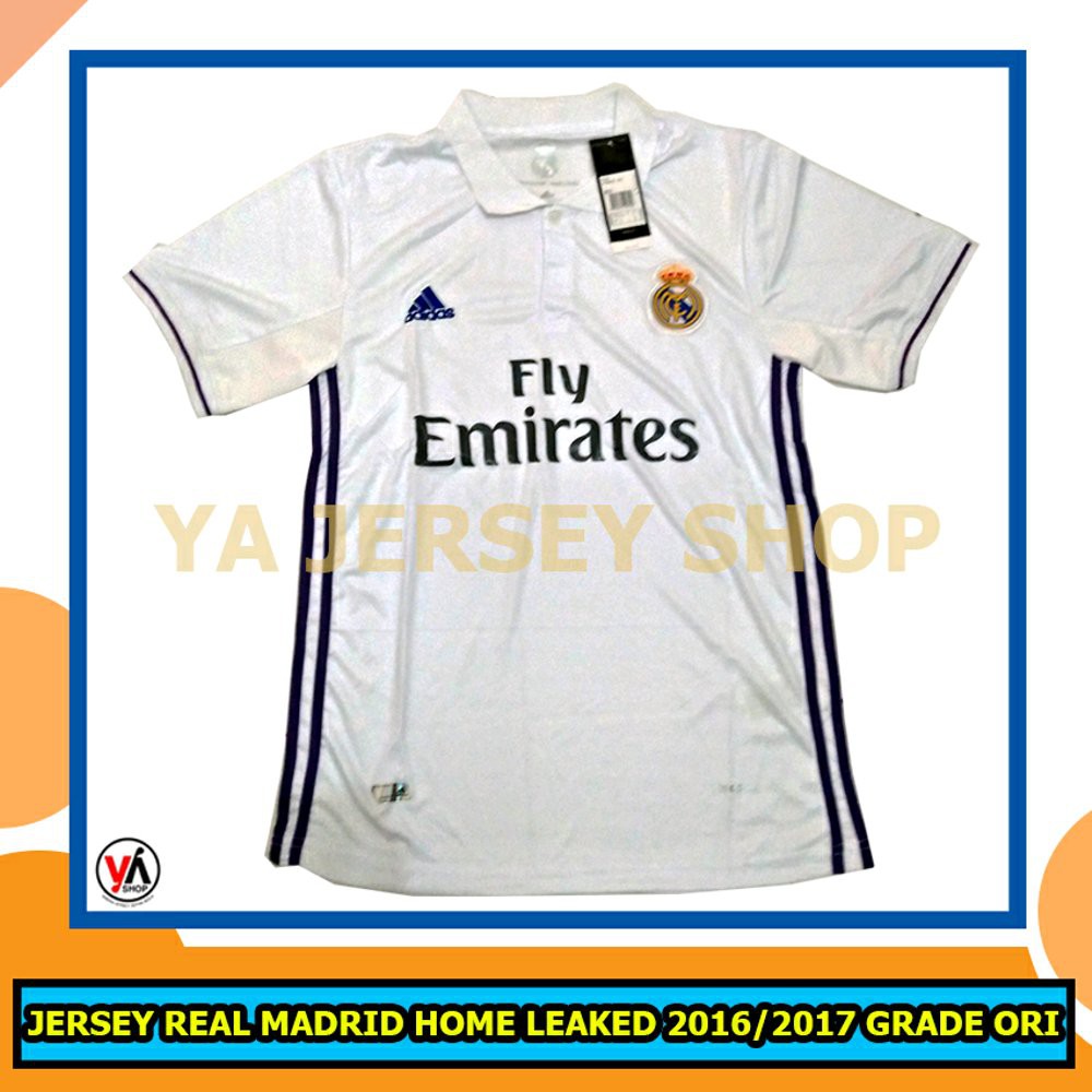 Dijual Jersey Real Madrid Home Leaked 2016 2017 Grade Ori Murah