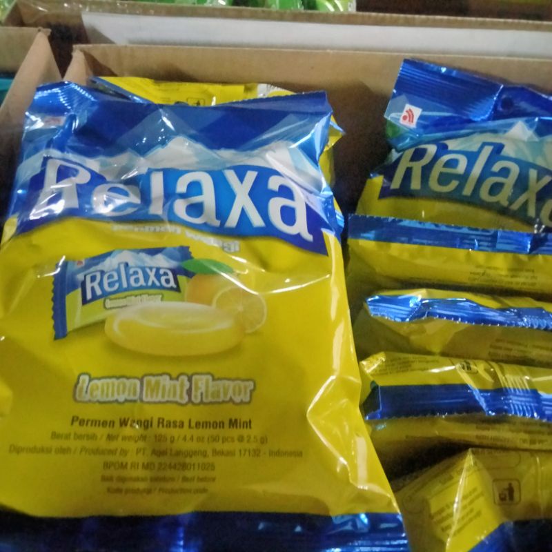 

Permen RELAXA LEMON MINT Flavor 125gr