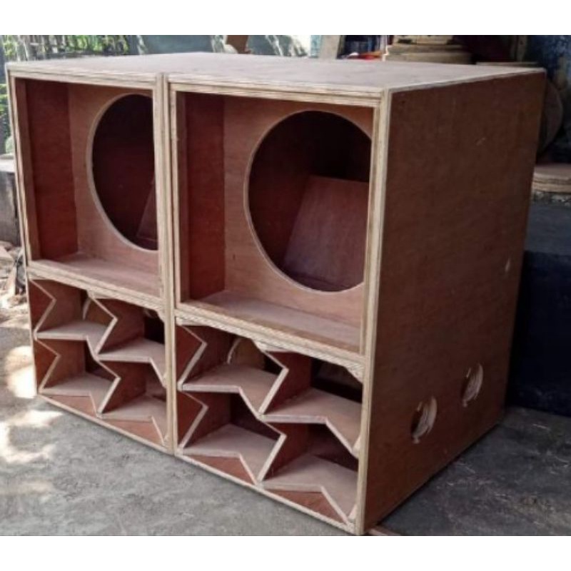 BOX SPEAKER CBS NOGOSARI 12 INCH MENTAHAN PLUS GRILL LENGKAP DENGAN PAKET SPIKON