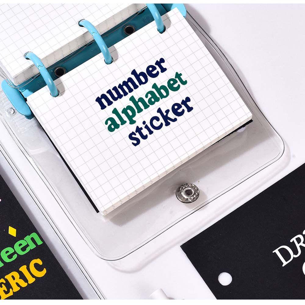 MXBEAUTY Number Sticker Multifungsi Self Adhesive Dairy Album DIY Craft Foto Alfabet Stiker