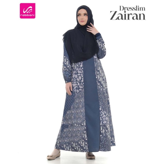 Rabbani - Dress Muslim Batik Rabbani / Dresslim Zairan