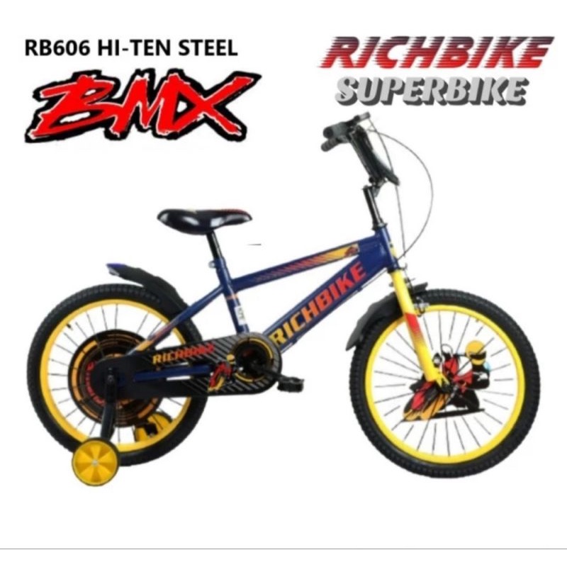 SEPEDA ANAK COWOK LAKI BMX 16 RICH BIKE 3520