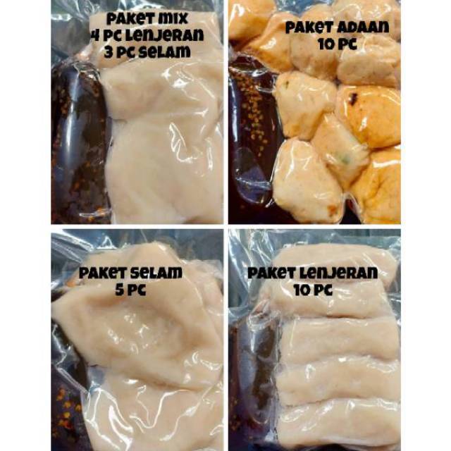 

Pempek Palembang asli tenggiri. Empuukk,gurih, wangi tenggiri