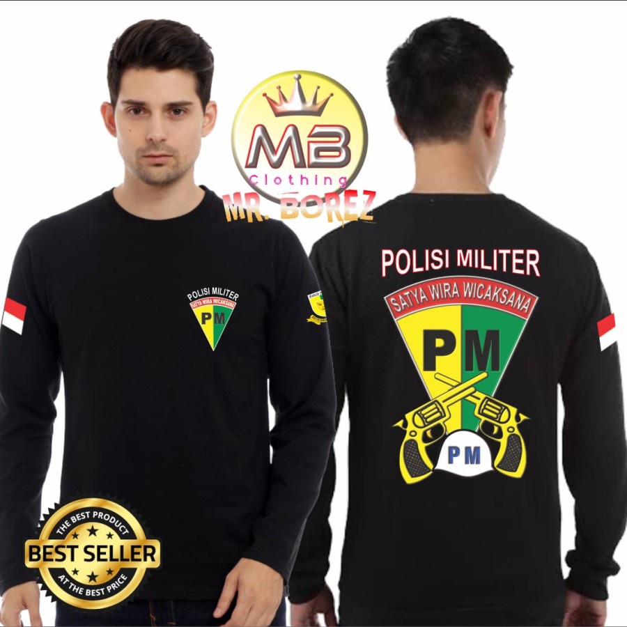 Baju Kaos Polisi Militer / Baju Polisi Militer Terbaru