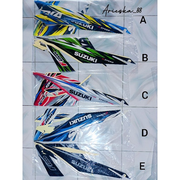 STICKER LIS STRIPING SUZUKI SATRIA FU 2013 | stiker bodi motor satria 2013 fu 150