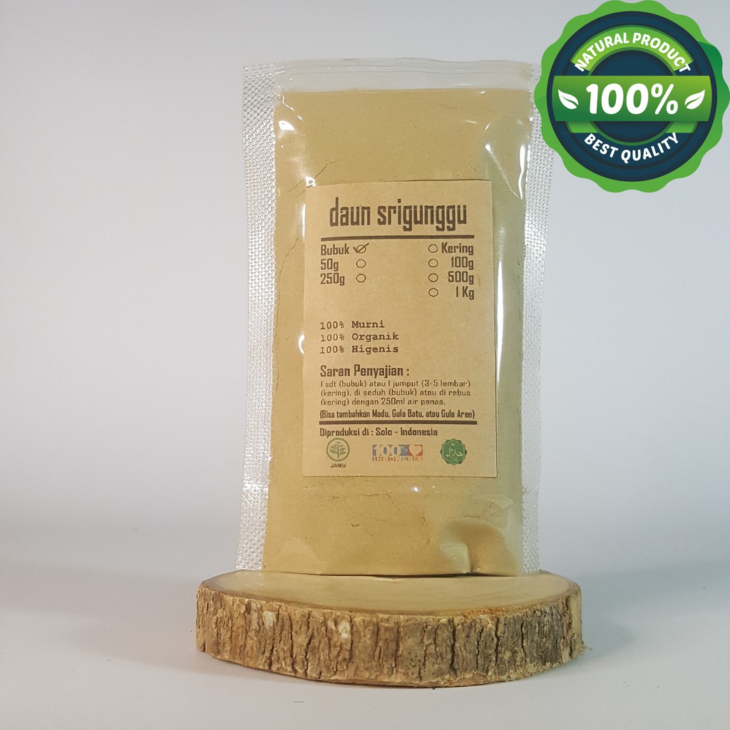 

DAUN SRIGUNGGU / SENGGUGU BUBUK 250 GRAM - Clerodendron Serratum