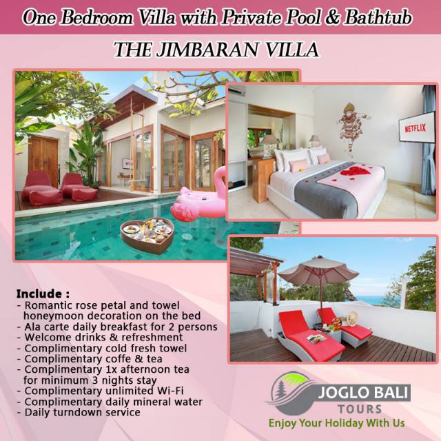 Jual Voucher The Jimbaran Villa One Bedroom Villa With Private Pool Bathtub Indonesia Shopee Indonesia