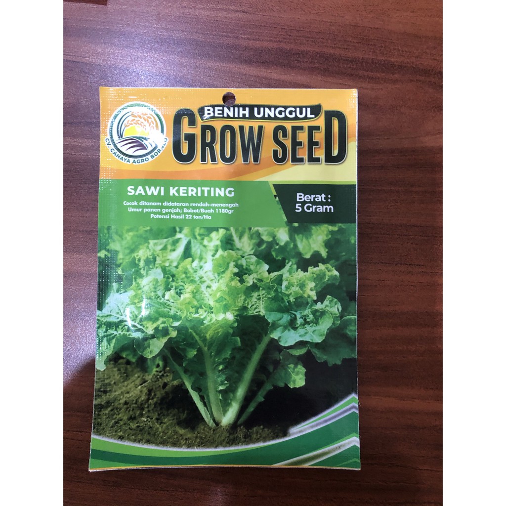 Benih GrowseeD Sawi Keriting