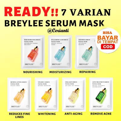 BREYLEE SERUM FACIAL MASK 7 VARIAN Masker Breylee