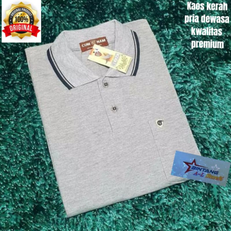 PROM PAKET 3pcs Kaos Kerah Pria/Kaos Polo Shirt Pria paket 1pcs L/Xl/XXL / Kaos kerah pria dewasa / kaos kerah premium