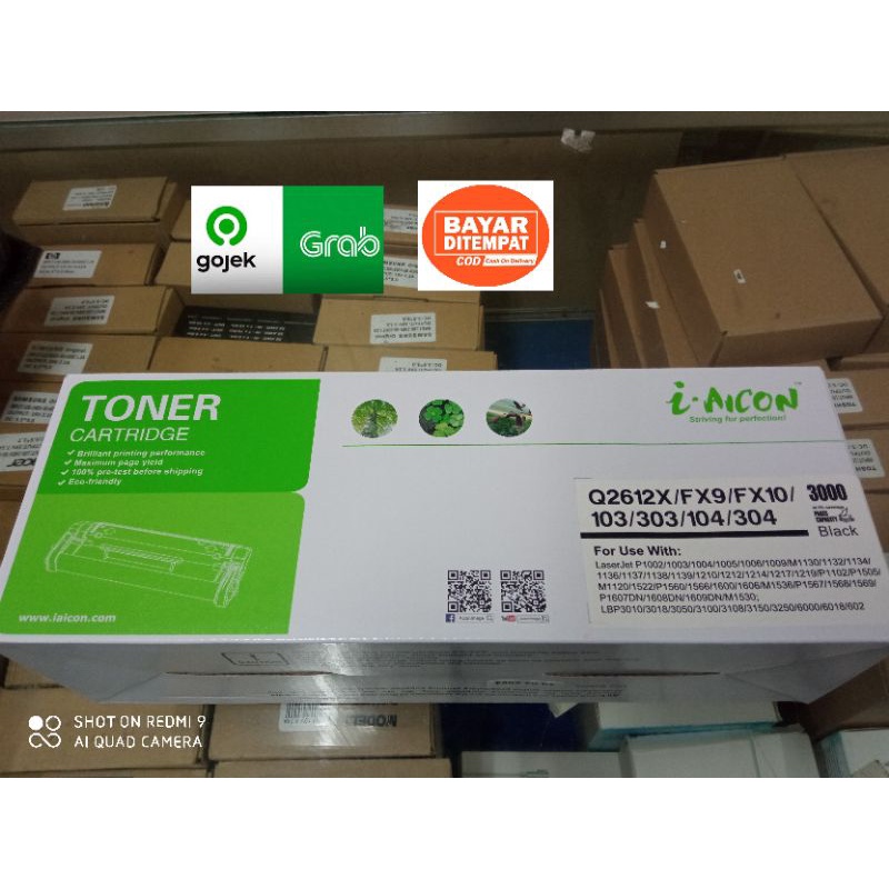 Cartridge Toner HP Q2612A 12A  Compatible Printer HP LaserJet HP 1010 1012 1015 1018 1020 1022 3015 3020 3030 3050 3050Z 3052 3055 M1005 1319 Canon Laser Hot LBP2900 3000 icmf4010 4012 4120 4150 4270 4320 4322 4330 4340 4350 4370 4680 FAX-L100 110 120 160