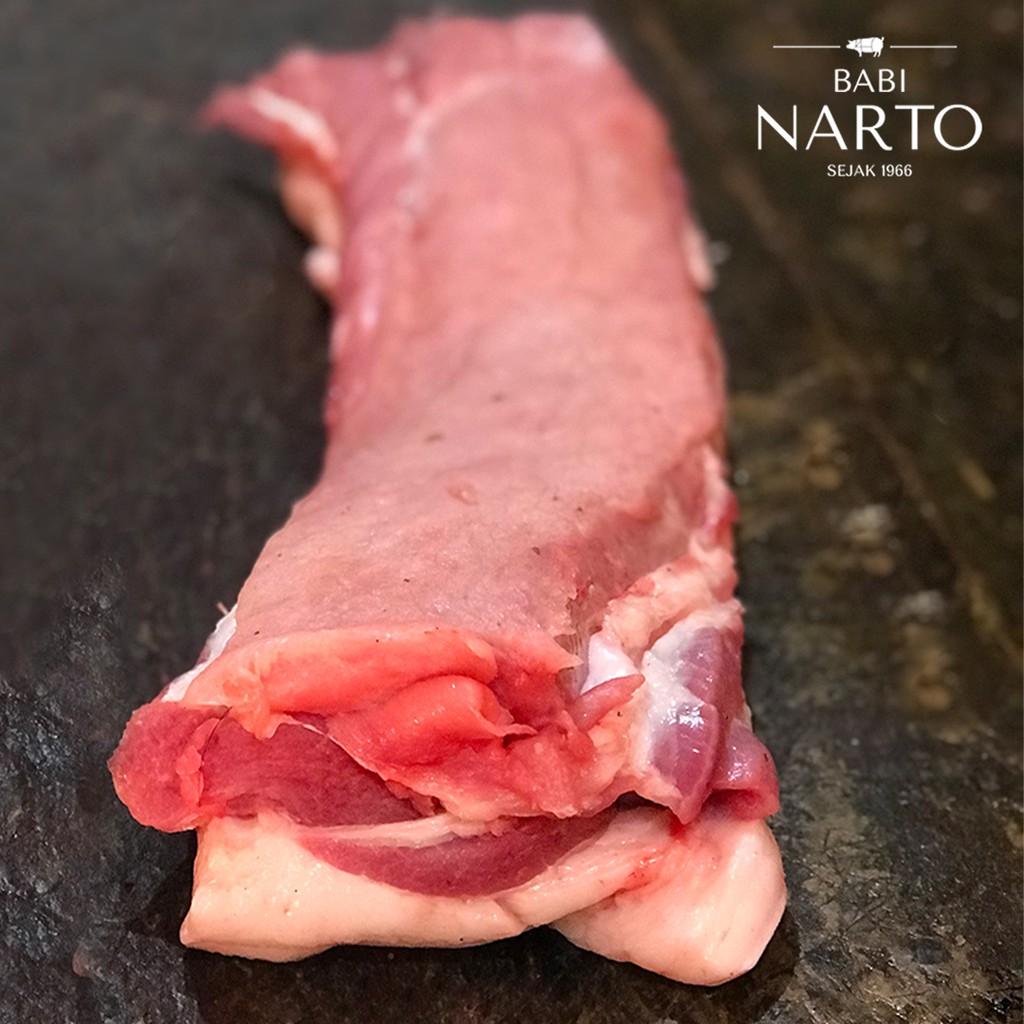 

Daging Babi Lulur Luar / Karbonaci / Pork Loin (1 KG)