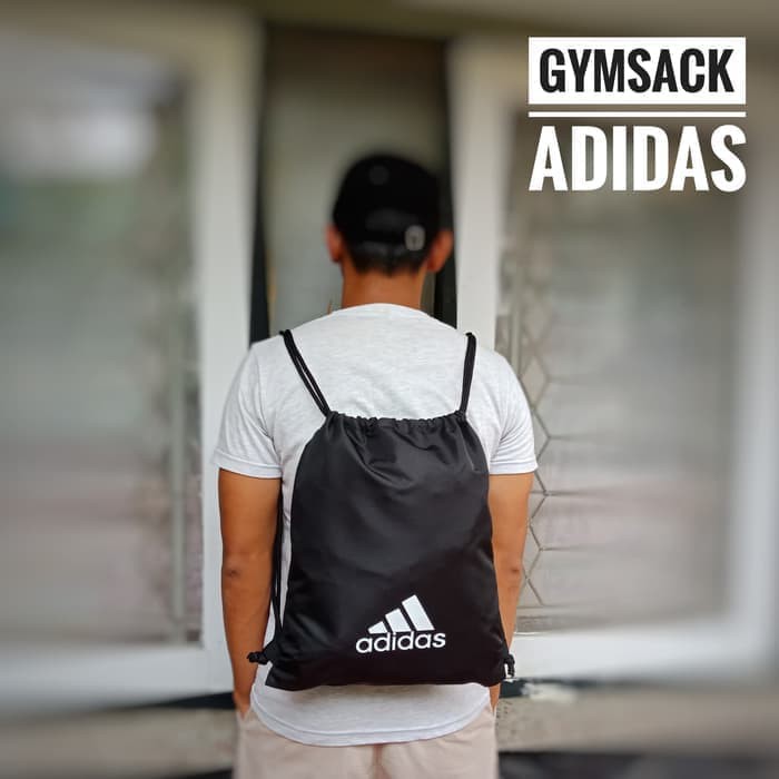 TO1604 tas serut adidas tas ransel serut olahraga adidas grade ori