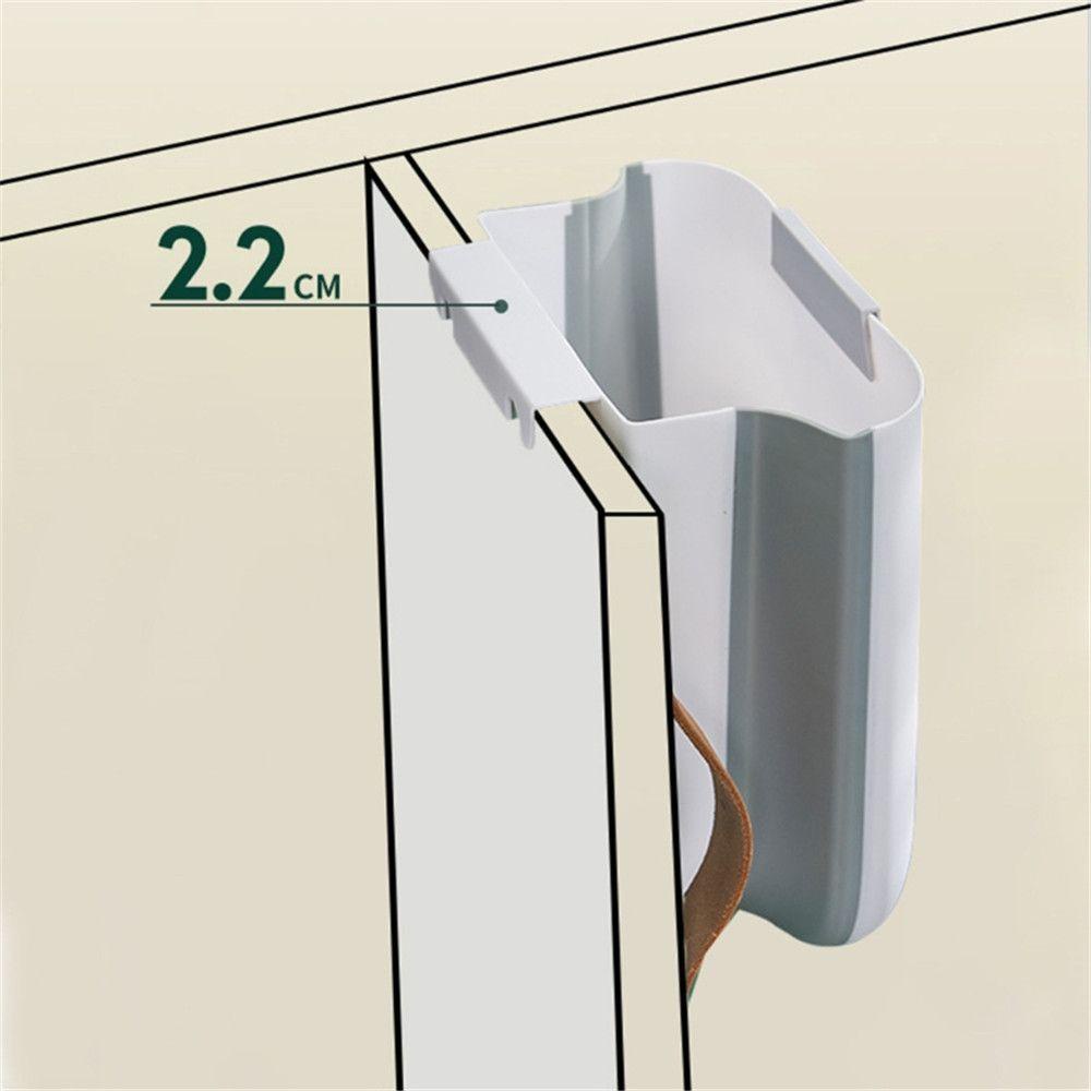 Solighter Tempat Sampah Alat Pembersih Ampas Storage Box Wall Mounted Waste Bin