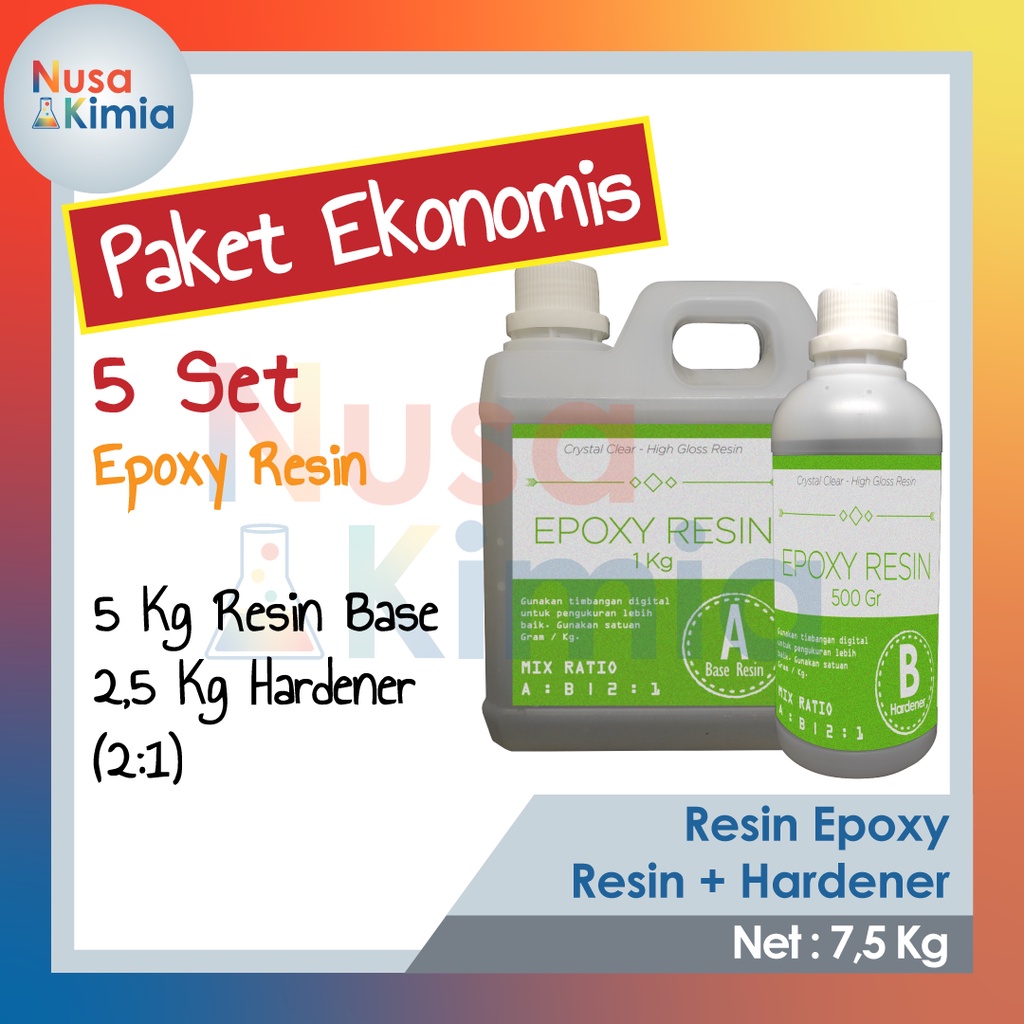 Epoxy Resin Bening 5 set