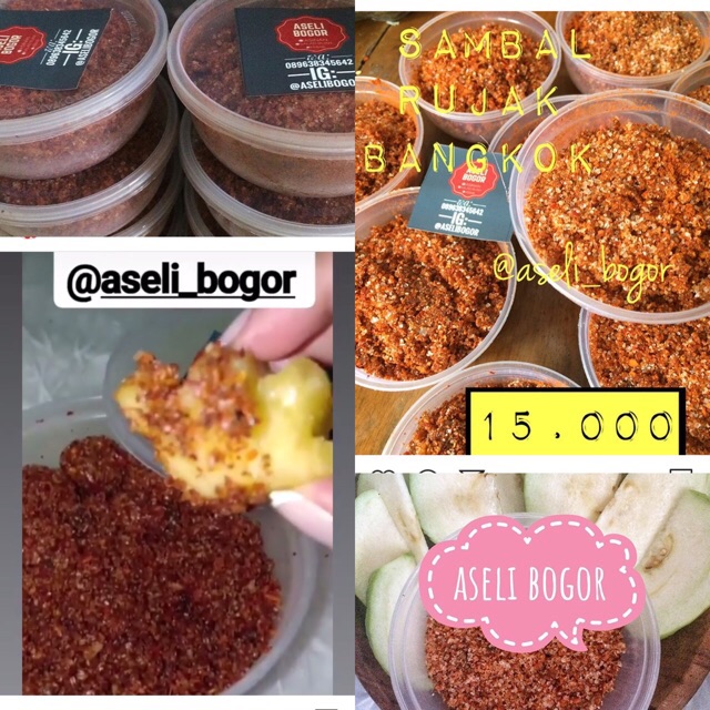 SAMBAL RUJAK ( ROJAK) BANGKOK  HALAL 200ML