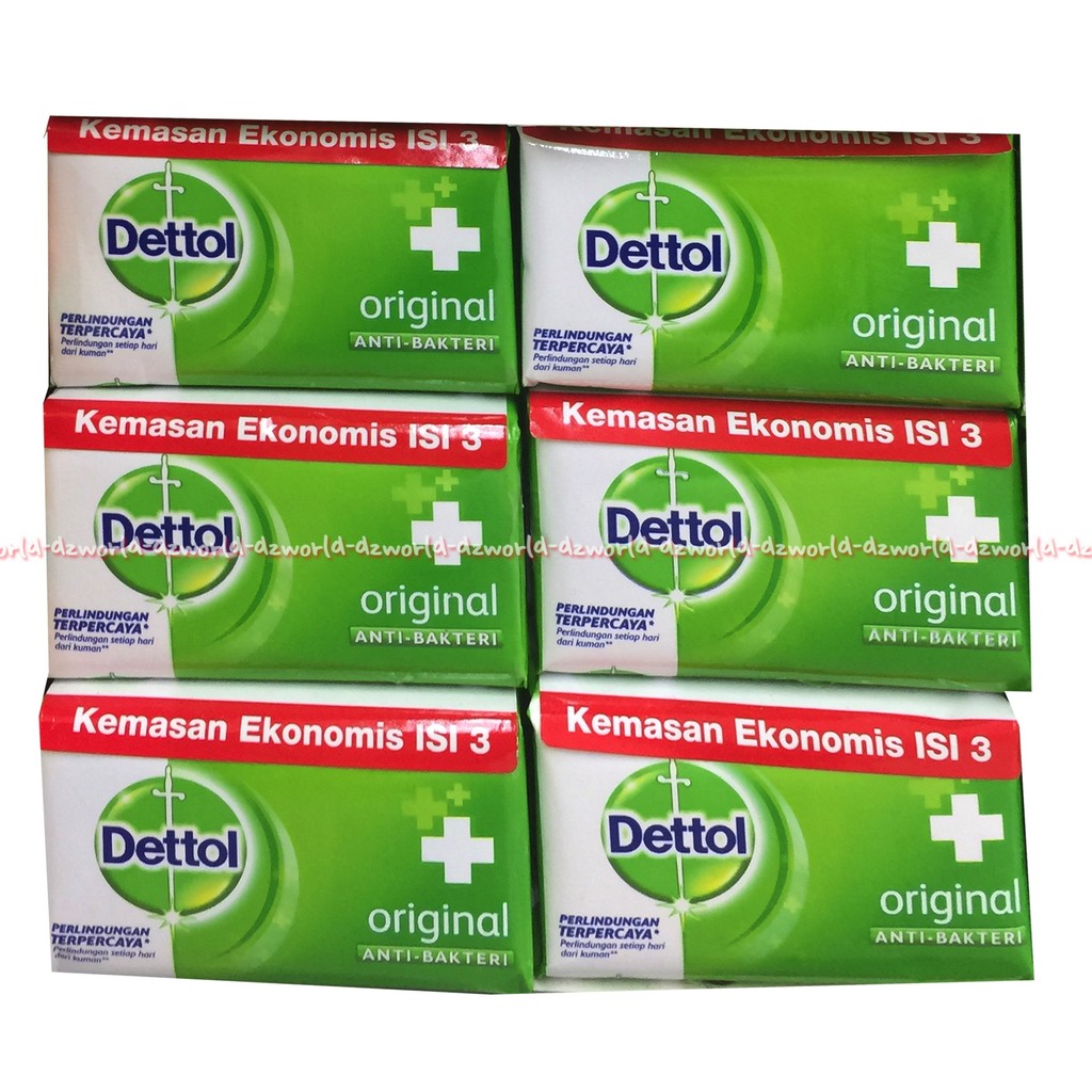 Dettol Sabun Mandi Radiance 3pcs Kemasan Ekonomis isi 3pcs 65ml Detol Bar Soap
