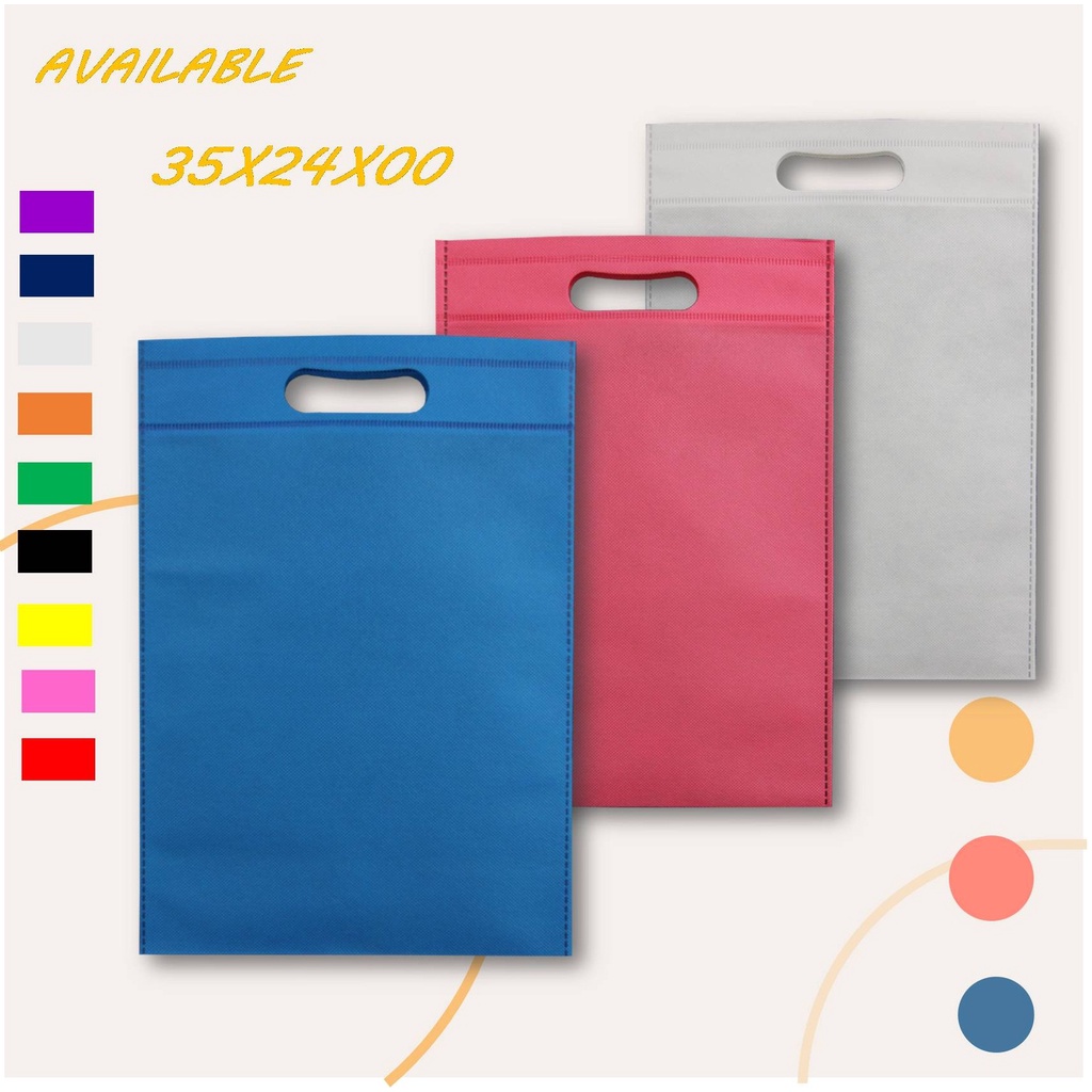 

Tas spunbond spunbon polos Flat HSC 35x24 Goodie Bag