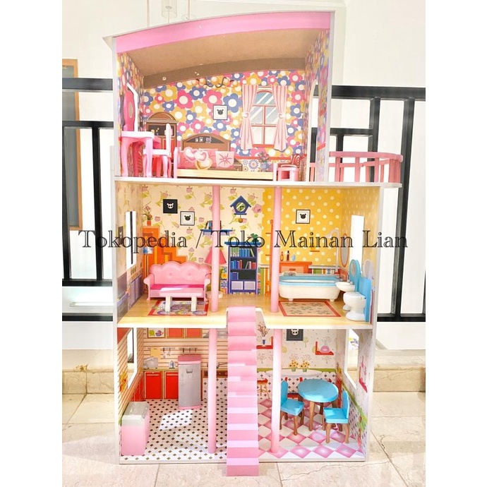 Rumah Barbie Ukuran Besar Import