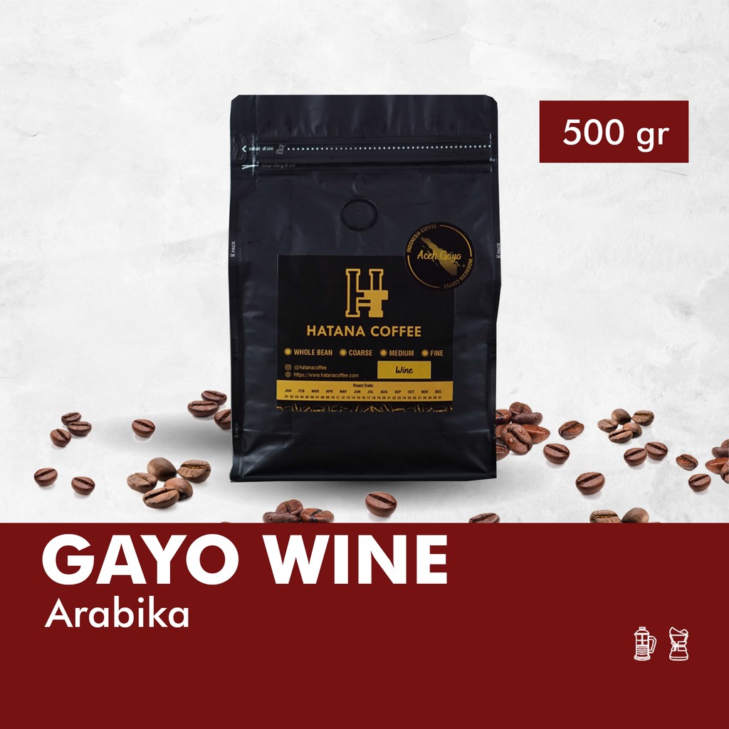 

Kopi Arabika Gayo Wine - Roasted Bean - 500 Gram