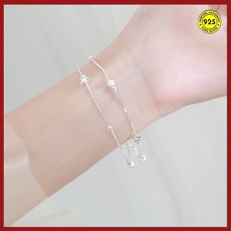 Gelang Bahan S925 Silver Untuk Wanita